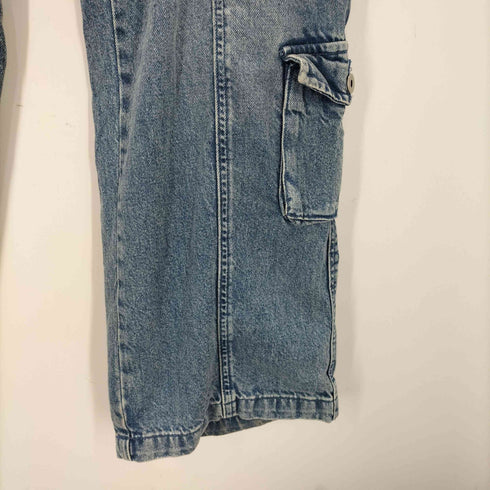 denim co. PRIMARK CARES ローライズ マルチポケット ワイドレッグ カーゴ パンツ Y2K メンズ 40