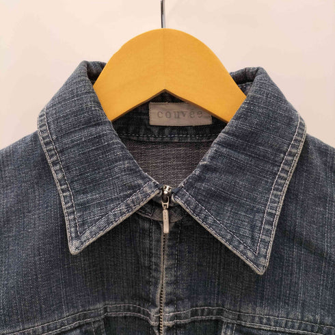 couvee Y2K ジップアップ デニムジャケット レディース 9AR