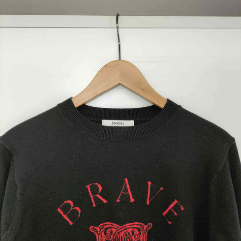 スナイデル snidel 23AW SustainaモチーフJQニットプルオーバー レディース ONE SIZE