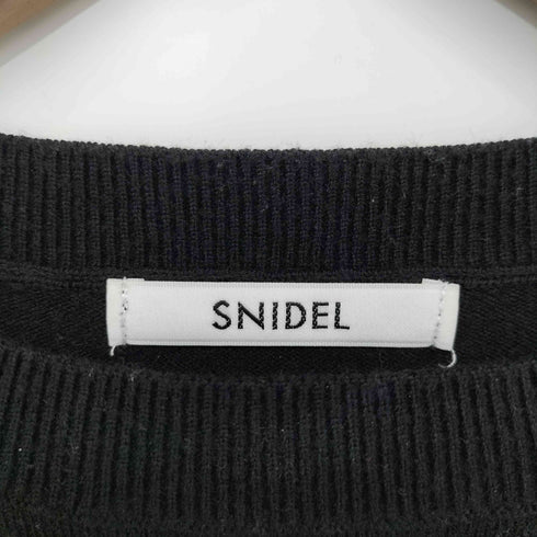 スナイデル snidel 23AW SustainaモチーフJQニットプルオーバー レディース ONE SIZE