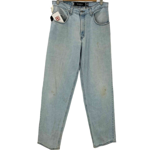 リーバイス Levis 90S USA製 ボタン裏 513 刻印 silverTab baggy シルバータブ アイスウォッシュ バギー デニム パンツ 1999年製 メンズ W32 L36