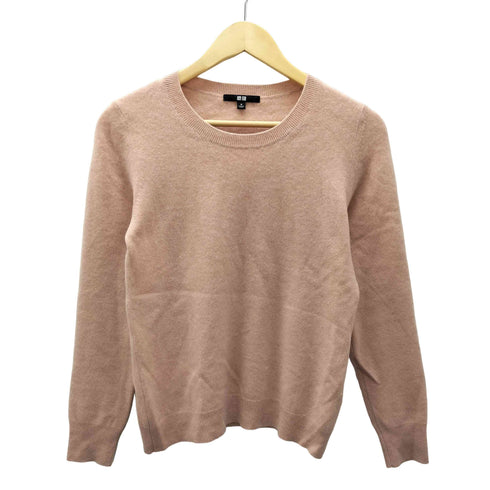 ユニクロ UNIQLO CASHMERE 100% カシミヤ クルーネックニット レディース JPN:M