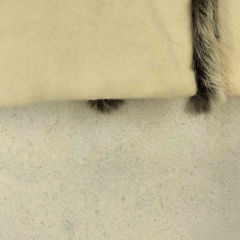 bossy hill rabbit fur ANGOLA&WOOL ラビットファー アンゴラ混スタンドカラーハーフコート レディース JPN:L