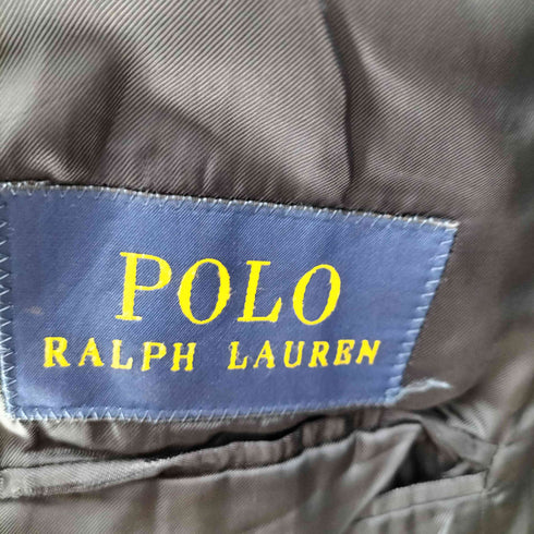 ポロラルフローレン POLO RALPH LAUREN 現行タグ MADE IN ITALY イタリア製 CUSTOM FIT ウール シングル テーラードジャケット 紺ブレ ブレザー 金ボタン メンズ 42R