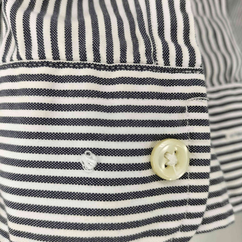 ラルフローレン RALPH LAUREN 90S ポニー刺繍 CLASSIC FIT L/S ボタンダウン ストライプ シャツ メンズ 34/35