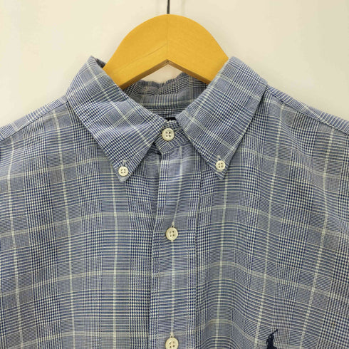 ポロバイラルフローレン Polo by RALPH LAUREN 90S ポニー刺繍 YARMOUTH L/S ボタンダウン チェック シャツ メンズ 15