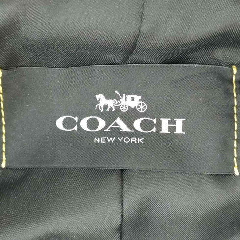 コーチ COACH ラムレザー シングルライダースジャケット メンズ import:S