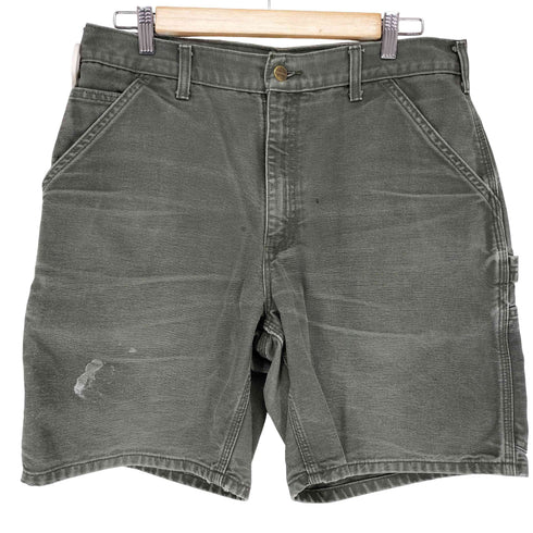 カーハート Carhartt WASHED DUCK WORK SHORT MOSS メンズ 33