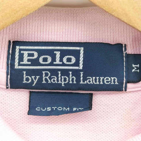 ポロバイラルフローレン Polo by RALPH LAUREN CUSTOM FIT 蛇 スネーク アニマル 刺繍 ポロシャツ メンズ import:M
