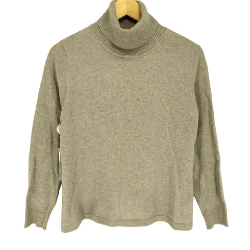 CASHMERE CLUB 21 カシミヤ タートルネックニット レディース M-L