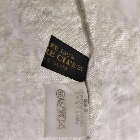 CASHMERE CLUB 21 カシミヤ タートルネックニット レディース M-L
