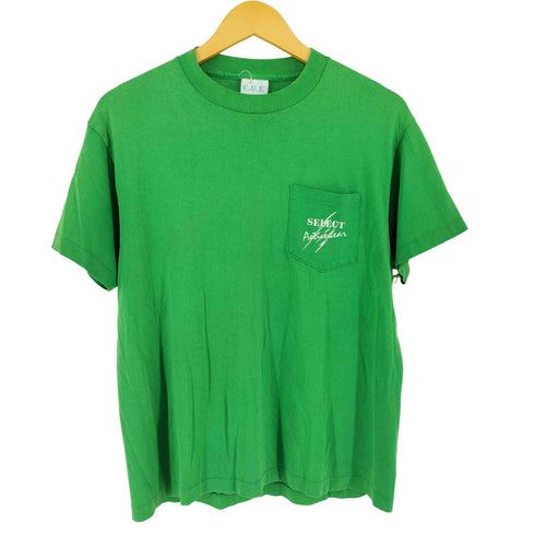 C.U.E 90s バックプリント ポケットTシャツ メンズ L