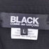 ブラックコムデギャルソン BLACK COMME des GARCONS AD2020 21SS Gathered sleeve see-through blouse レディース L