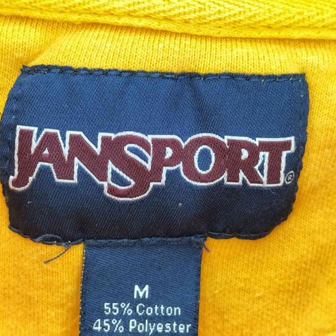 ジャンスポーツ JanSport メキシコ製 フロントワッペン クルーネックスウェット メンズ import:M