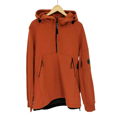 シーピーカンパニー C.P.COMPANY 21SS Diagonal Raised Quarter Zip Arm Lens Popover Hoody メンズ L