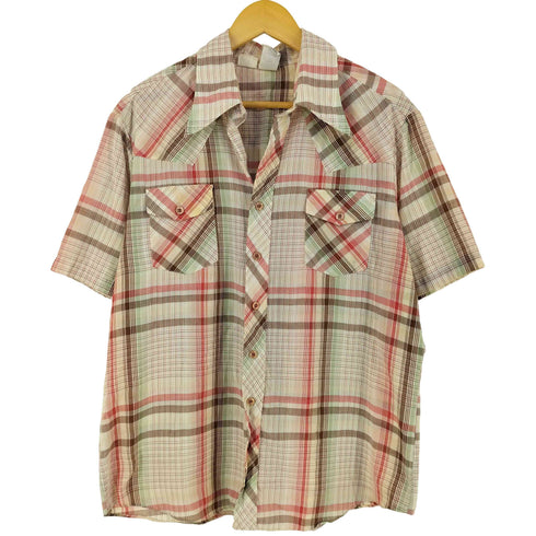 ケニントン kennington 70-80s レギュラーカラー チェックシャツ メンズ