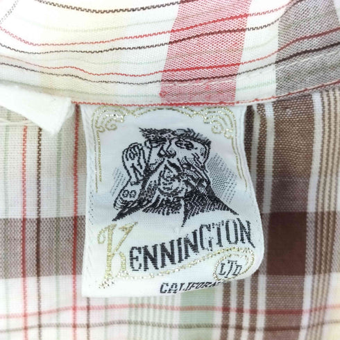 ケニントン kennington 70-80s レギュラーカラー チェックシャツ メンズ