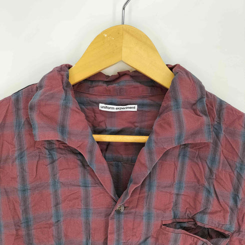 ユニフォームエクスペリメント uniform experiment 25SS S/S ITALIAN COLLAR SHIRT ショートスリーブ イタリアン カラー シャツ メンズ JPN:1