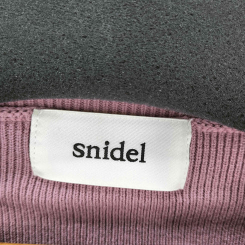 スナイデル snidel ポイントエコファーニットトップス レディース FREE