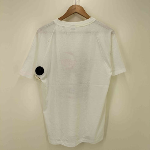 80S USA製 フロントキャラクタープリント ラグランスリーブ Tシャツ メンズ import:L