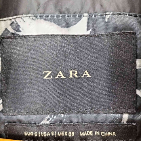 ザラ ZARA 花柄ブルゾンジャケット メンズ S