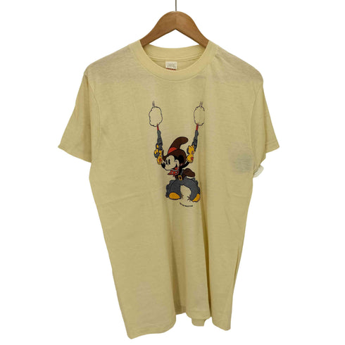 70-80S USA製 TROPIX TOGS カウボーイ 二丁拳銃 キャラクタープリント Tシャツ メンズ import:XL