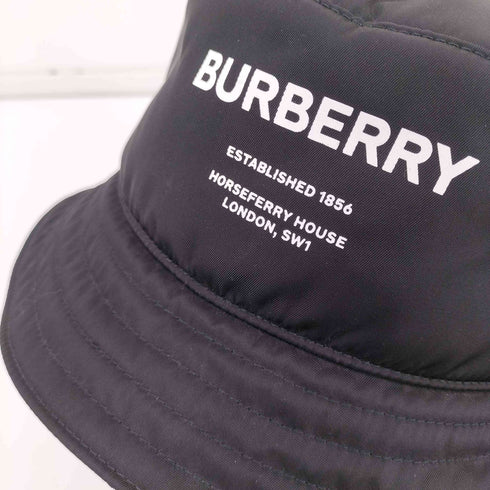 バーバリー BURBERRY ホースフェリー プリント ナイロン バケット ハット レディース