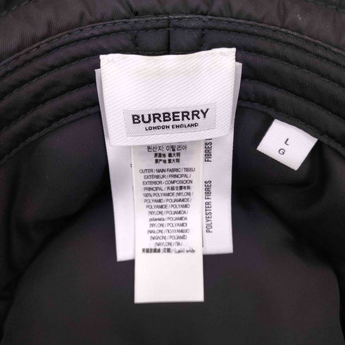 バーバリー BURBERRY ホースフェリー プリント ナイロン バケット ハット レディース