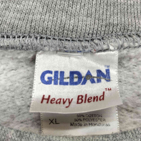 GILDANボディ 刺繍クルーネックスウェット バックプリント メンズ import:XL