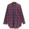 ザラ ZARA オーバーサイズ カットオフ チェック L/S シャツ メンズ import:S