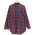 ザラ ZARA オーバーサイズ カットオフ チェック L/S シャツ メンズ import:S