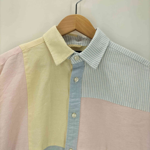 パレス PALACE 24SS Oxford Drop Shoulder Multi コラボ オックスフォード ドロップ ショルダー L/S マルチカラー シャツ メンズ import:XS