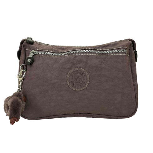 キプリング KIPLING チャーム付 ナイロンポーチ レディース