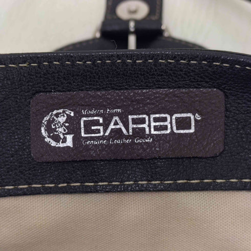 GARBO オーストリッチ切替 レザーハンドバッグ レディース