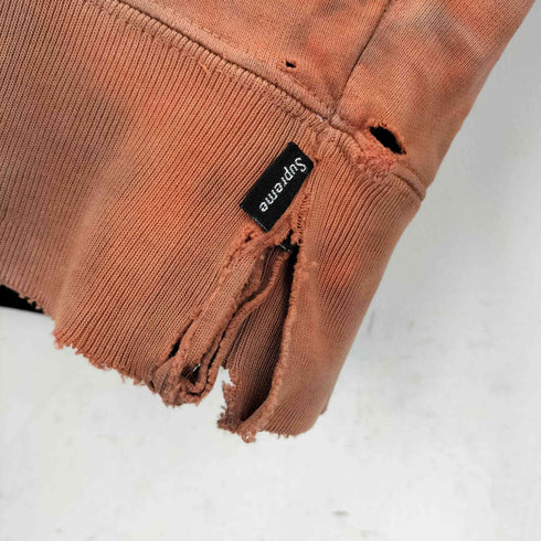 シュプリーム Supreme 21AW Bleached Hooded Sweatshirt メンズ L