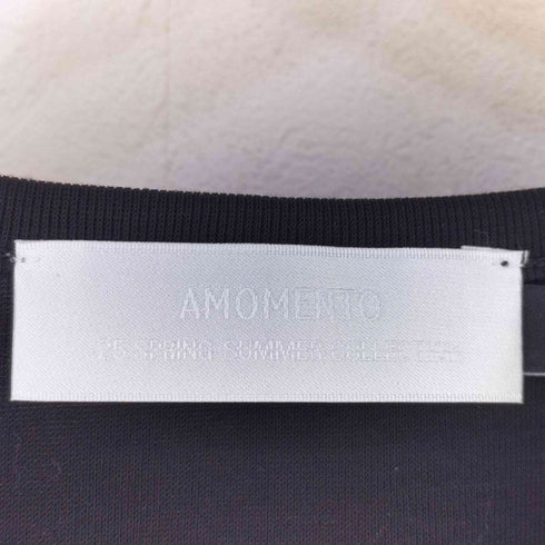 アモーメント amomento ラウンド ネック スリーブレス トップ レディース L