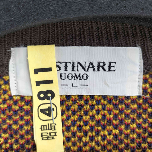 DESTINARE UOMO 90S 総柄アクリル混ニット メンズ JPN:L