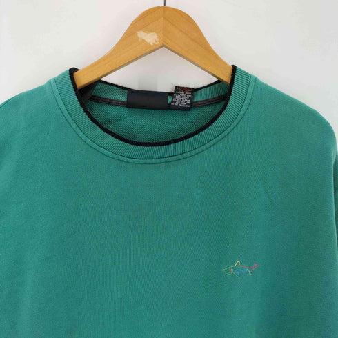 グレッグノーマン GREG NORMAN 90s 刺繍 クルーネックスウェット メンズ L
