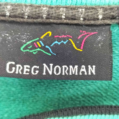 グレッグノーマン GREG NORMAN 90s 刺繍 クルーネックスウェット メンズ L