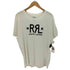 ダブルアールエルラルフローレン RRL RALPH LAUREN 別注 USA製 フロントロゴ S/S クルーネック Tシャツ メンズ import:L