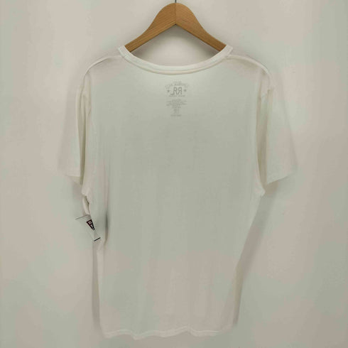 ダブルアールエルラルフローレン RRL RALPH LAUREN 別注 USA製 フロントロゴ S/S クルーネック Tシャツ メンズ import:L