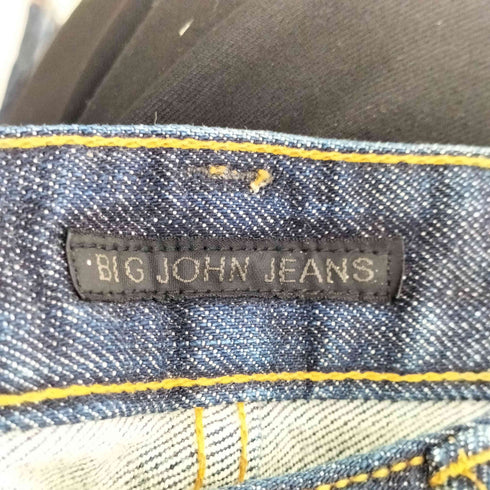 ビッグジョン BIG JOHN インディゴ ストレートデニムパンツ メンズ US:30-31