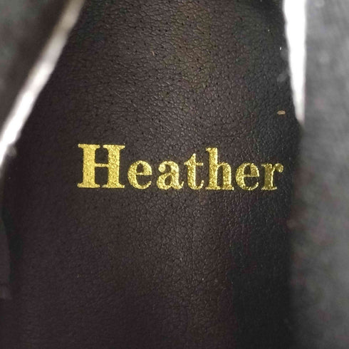 ヘザー Heather レースアップロングブーツ レディース JPN:L