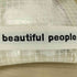 ビューティフルピープル beautiful people plaid vinyl logo tape adjutable bag レディース FREE