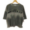 ザラ ZARA スプレープリント カットオフクルーネックTシャツ メンズ import:S