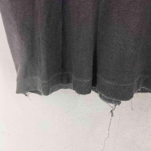 ザラ ZARA スプレープリント カットオフクルーネックTシャツ メンズ import:S