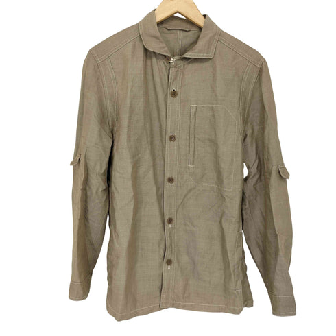 ザスコッチハウス The Scotch House リネン混 L/S シャツ メンズ M
