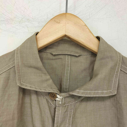 ザスコッチハウス The Scotch House リネン混 L/S シャツ メンズ M