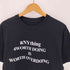 4WD aNYthing 4 Worth Doing Tee street メンズ M