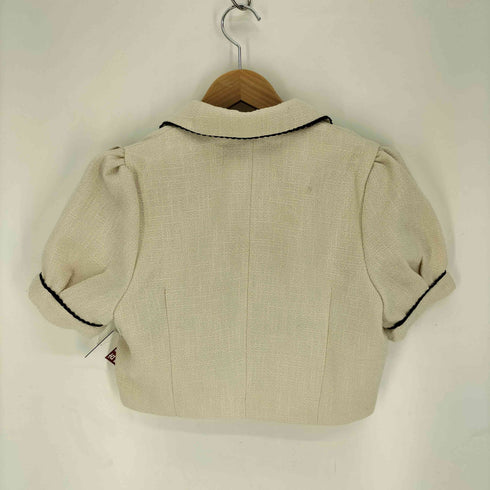 ランディ RANDY クロップド S/S ツイード ジャケット レディース JPN:S